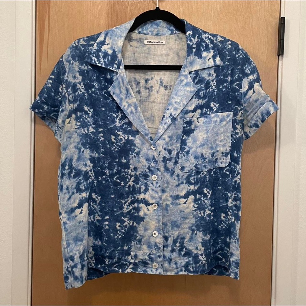 Reformation Summer Linen Shirt